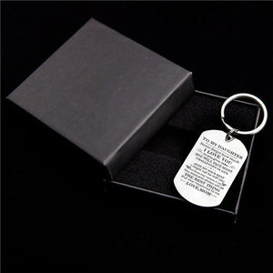 Mom To Daughter - Just Do Your Best - Inspirational Keychain