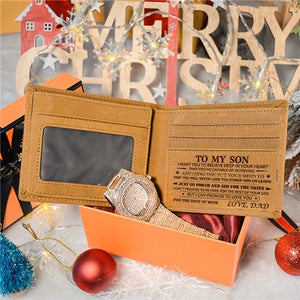 Dad To Son - Never Lose - Wallet Watch Gift Set