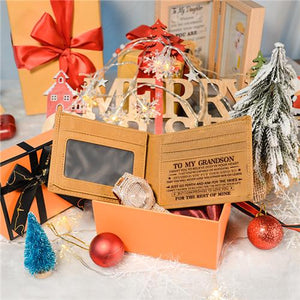 To My Grandson - Never Lose - Wallet Watch Gift Set