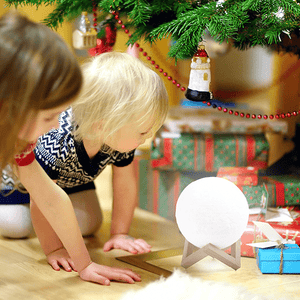 Dad Son - 3D Print Moon Light - Believe in yourself