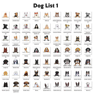 Dogs Welcome Door Hanger, Door Hanger, Best Gift for Dog Lover (Multiple Dogs) - Cut Metal Sign