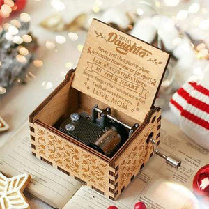Mom To Daughter - I Will Always Love You- Engraved Music Box
