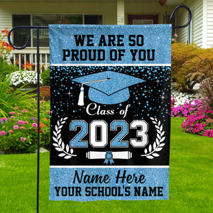 Personalized Garden Flag Best Gift Idea Graduation Garden Flag Class of 2023 Senior Gift