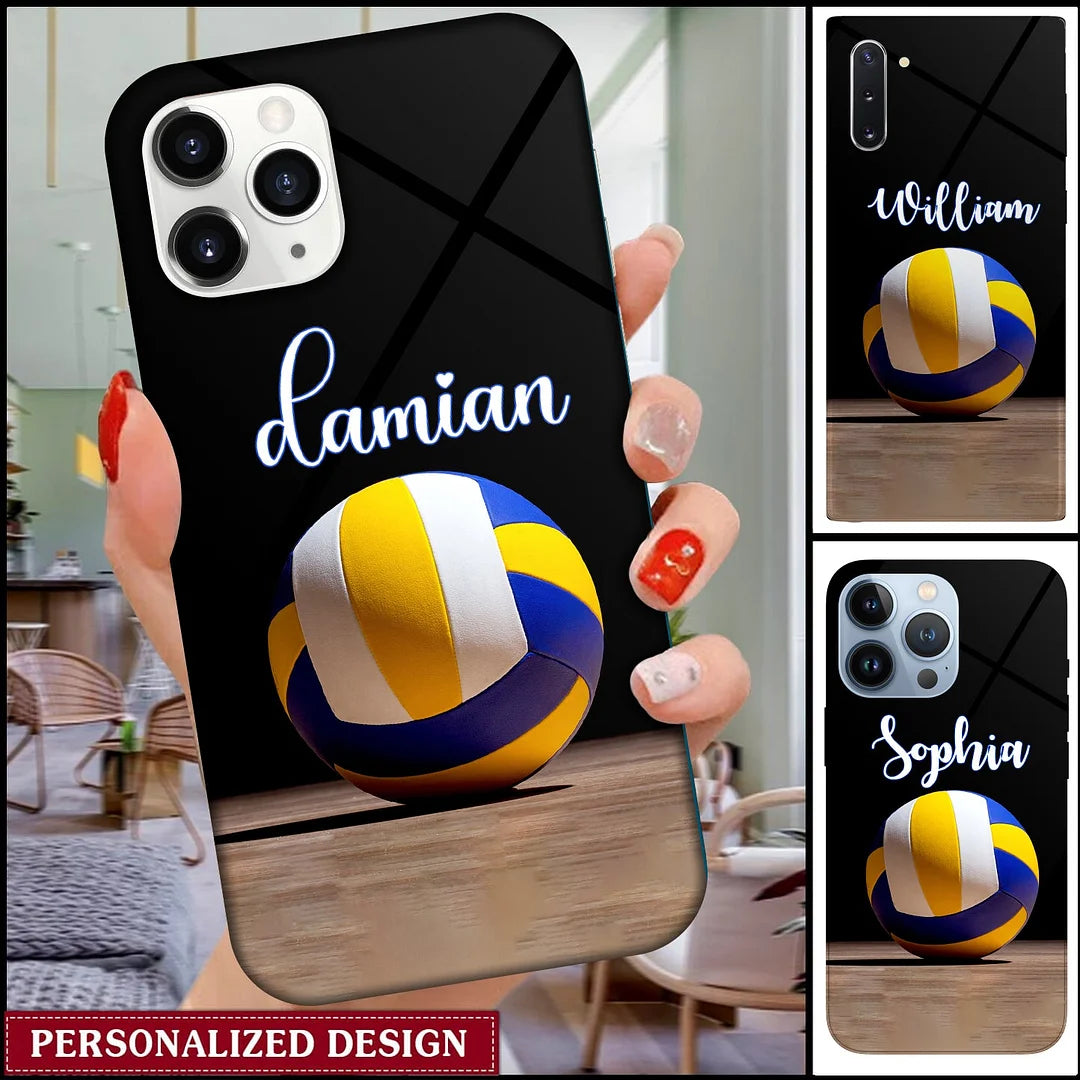 PERSONALIZED VOLLEYBALL PHONE CASE - GIFT FOR VOLLEYBALL LOVER