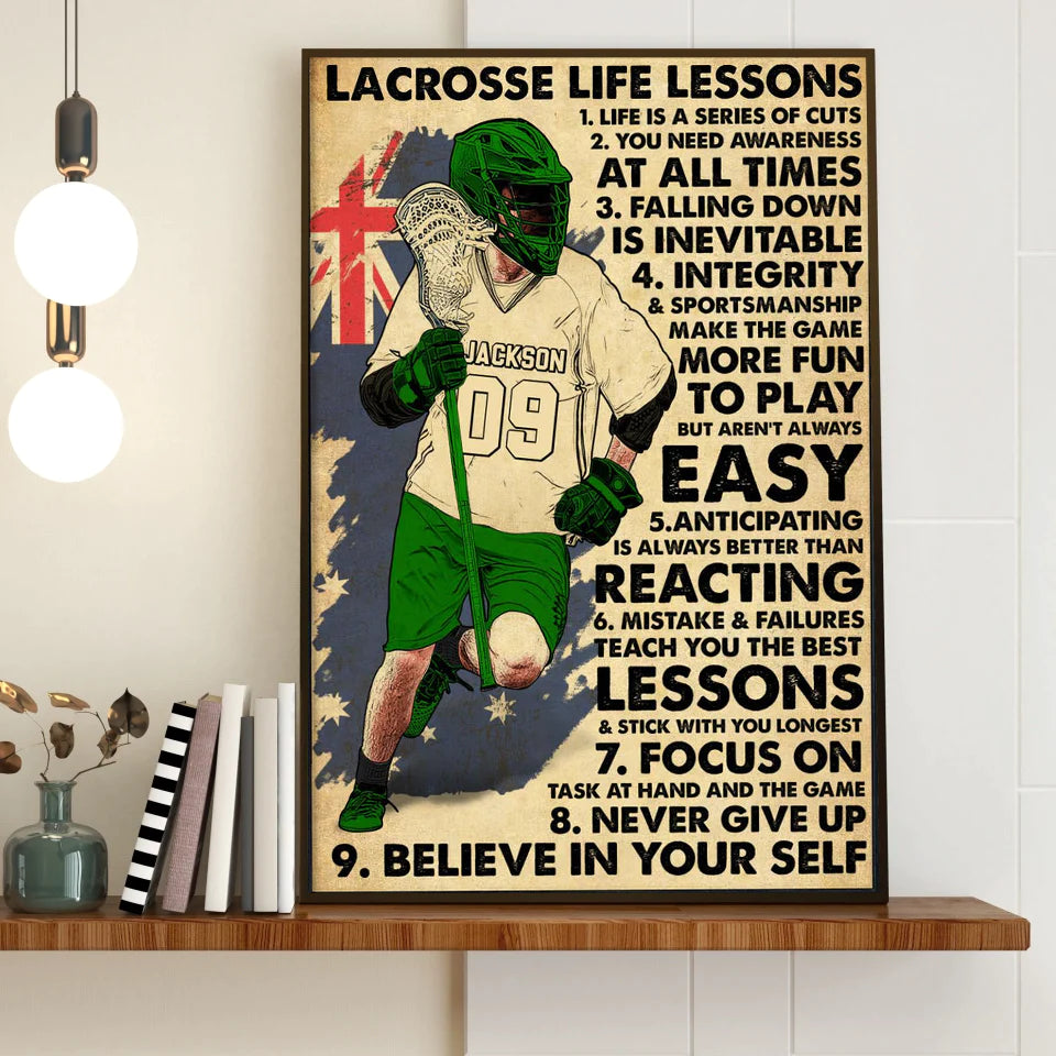 Monogram, Girls Lacrosse Wall Art, Girls Basketball Wall Art