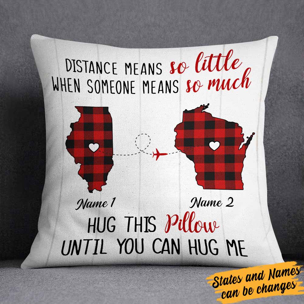 Personalized Someone Means So Much Long Distance  Pillow