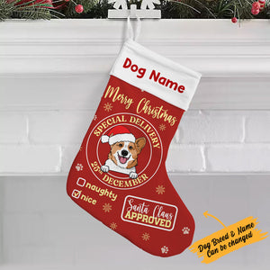 Personalized Dog Christmas Stocking