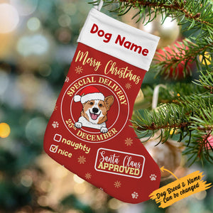 Personalized Dog Christmas Stocking