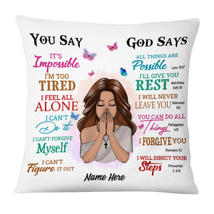 God Says You Are Pillow