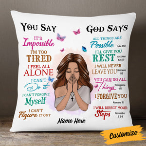 God Says You Are Pillow