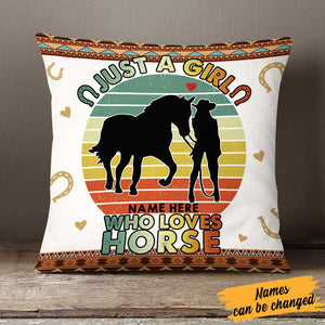 Personalized Horse Pillow