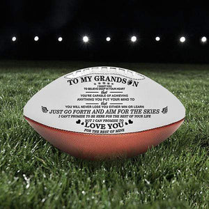 TO MY GRANDSON- You Will Never Lose- Football