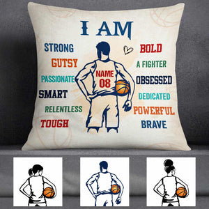 Love Basketball Player Pillow