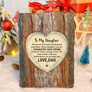 Dad To Daughter - Straighten Your Crown - Photo Frame