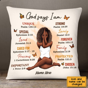 Daughter God Says Pillow