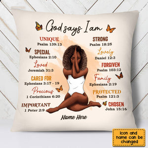 Daughter God Says Pillow