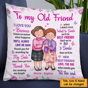 To My Old Friend Pillow