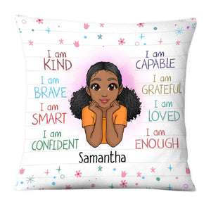 Personalized Gift For Daughter Granddaughter I Am Kind Pillow