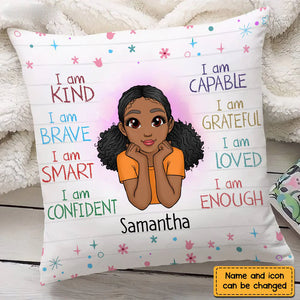 Personalized Gift For Daughter Granddaughter I Am Kind Pillow