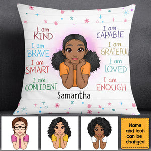 Personalized Gift For Daughter Granddaughter I Am Kind Pillow