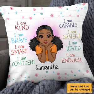 Personalized Gift For Daughter Granddaughter I Am Kind Pillow