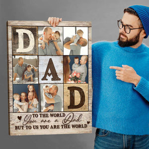 Dad Photo Collage Photo, Personalized Gifts For Dad, Best Father’s Day Gifts 2023