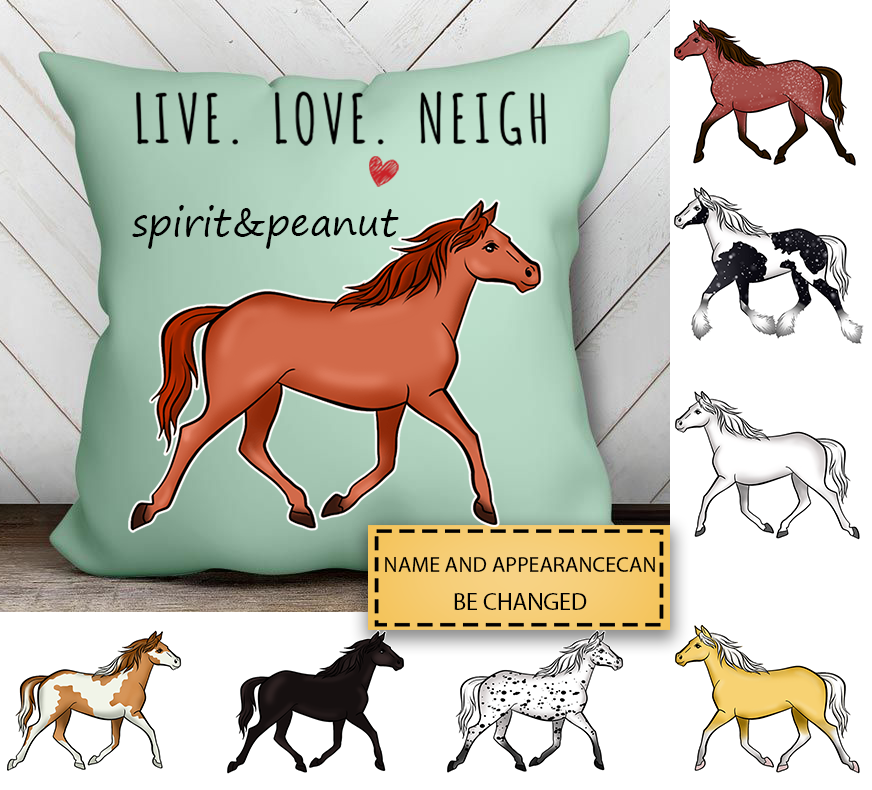 Horse Personalized Pillow