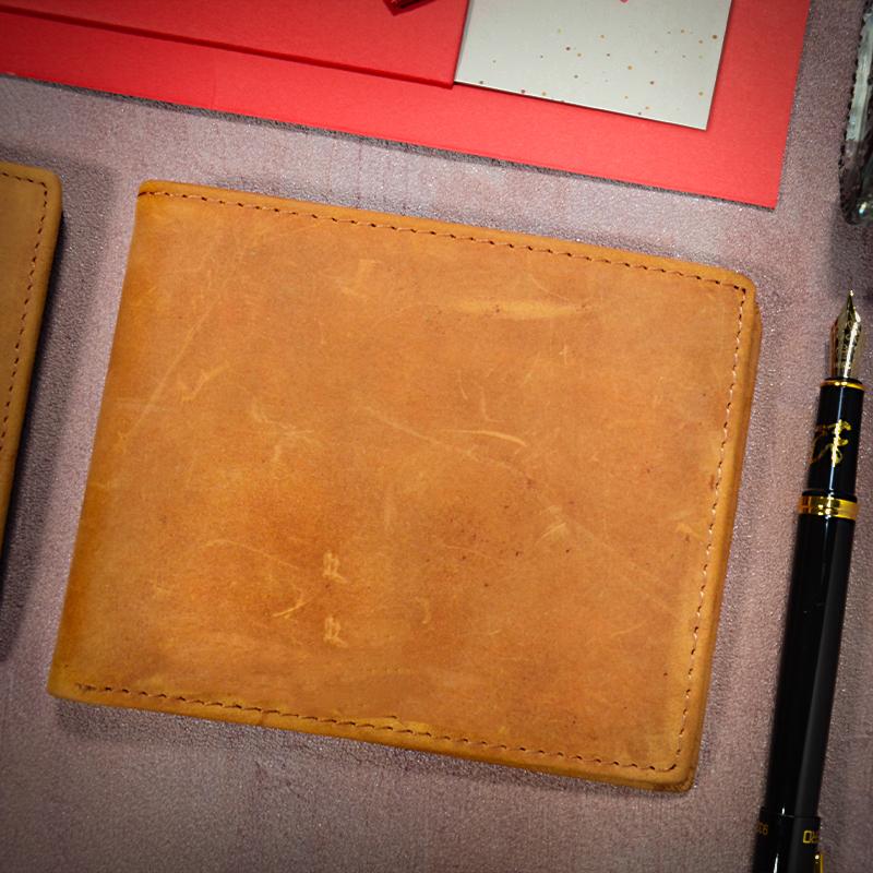 To My Husband - Never Forget That I Love You - Genuine Leather Wallet