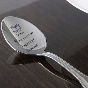 Engraved Coffee Spoon - Best Gift for Family and Friend