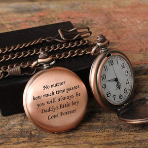 Daddy's Little Boy - Pocket Watch for Son