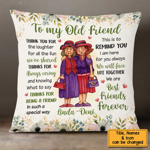 To My Old Friend Pillow