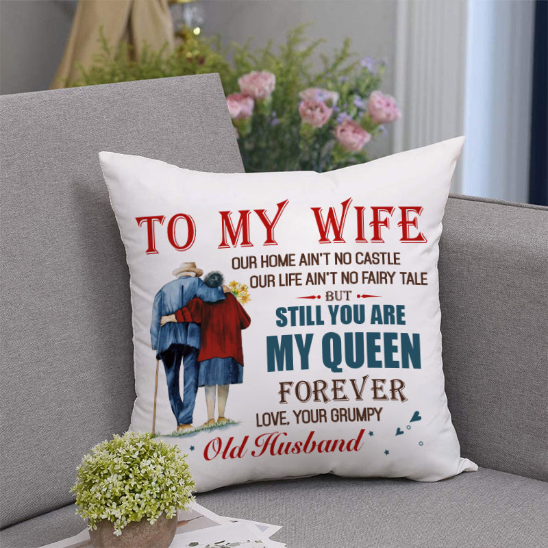 Husband To Wife - You Are My Queen Forever - Pillow Case