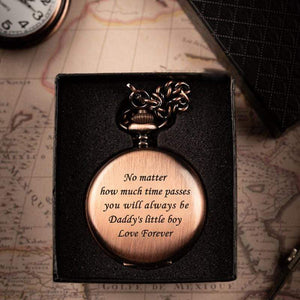 Daddy's Little Boy - Pocket Watch for Son