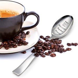 Engraved Coffee Spoon - Best Gift for Family and Friend