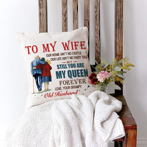 Husband To Wife - You Are My Queen Forever - Pillow Case