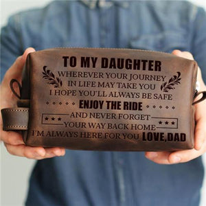 Dad To Daughter - Enjoy The Ride - Toiletry Bag