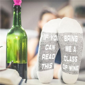 Wine Socks - If You Can Read This Bring me a Class of Wine Socks