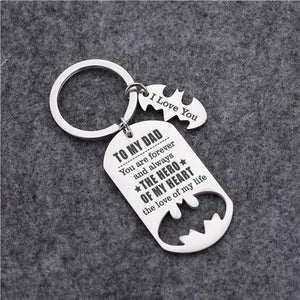 To My Dad - You Are My Hero - Sweet Keychain