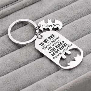 To My Dad - You Are My Hero - Sweet Keychain