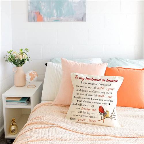 To My Husband In Heaven - Pillow Case