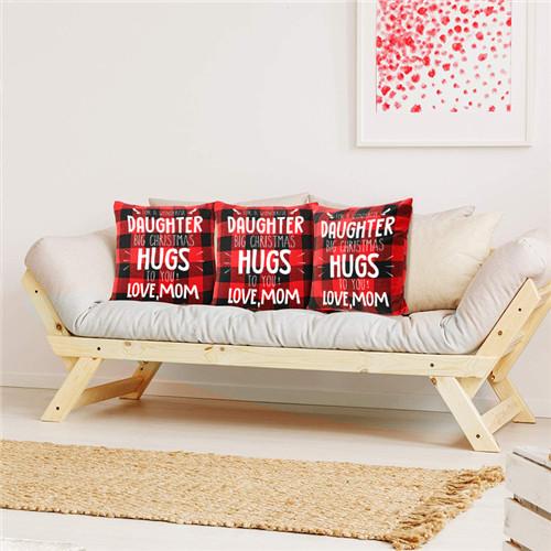 Mom To Daughter - Big Christmas Hugs To You - Pillow Case