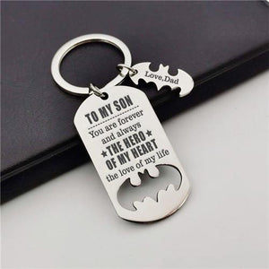 Dad To Son - You Are My Hero - Sweet Keychain