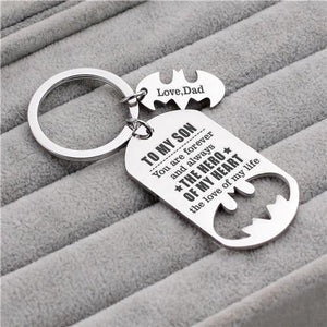 Dad To Son - You Are My Hero - Sweet Keychain