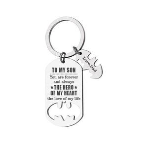 Dad To Son - You Are My Hero - Sweet Keychain