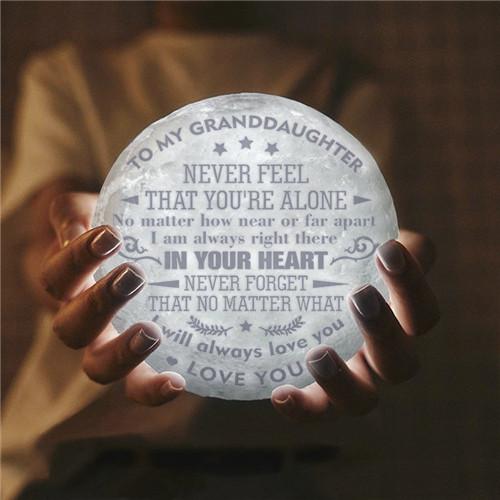 To My Granddaughter - I Will Always Love You - Moon Light