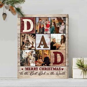 Dad Photo Collage Photo, Personalized Gifts For Dad, Best Father’s Day Gifts 2023