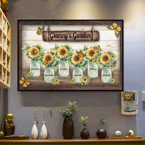 Grandma's Garden - Personalized Horizontal Poster