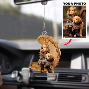 Personalized Car Hanging Ornament - Gift For Dog Lover - Forever In My Heart