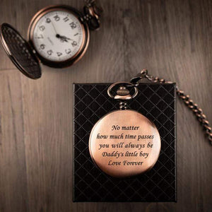 Daddy's Little Boy - Pocket Watch for Son