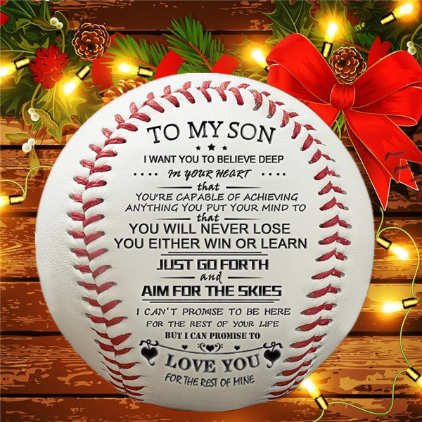 To My Son - Baseball- Never Lose